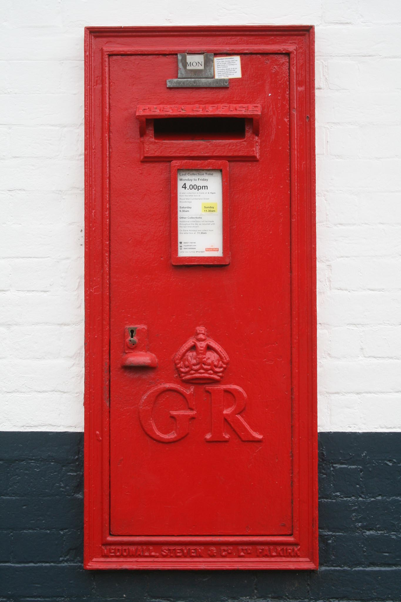 GR wall box 1930s, Suffolk. Robert Cole