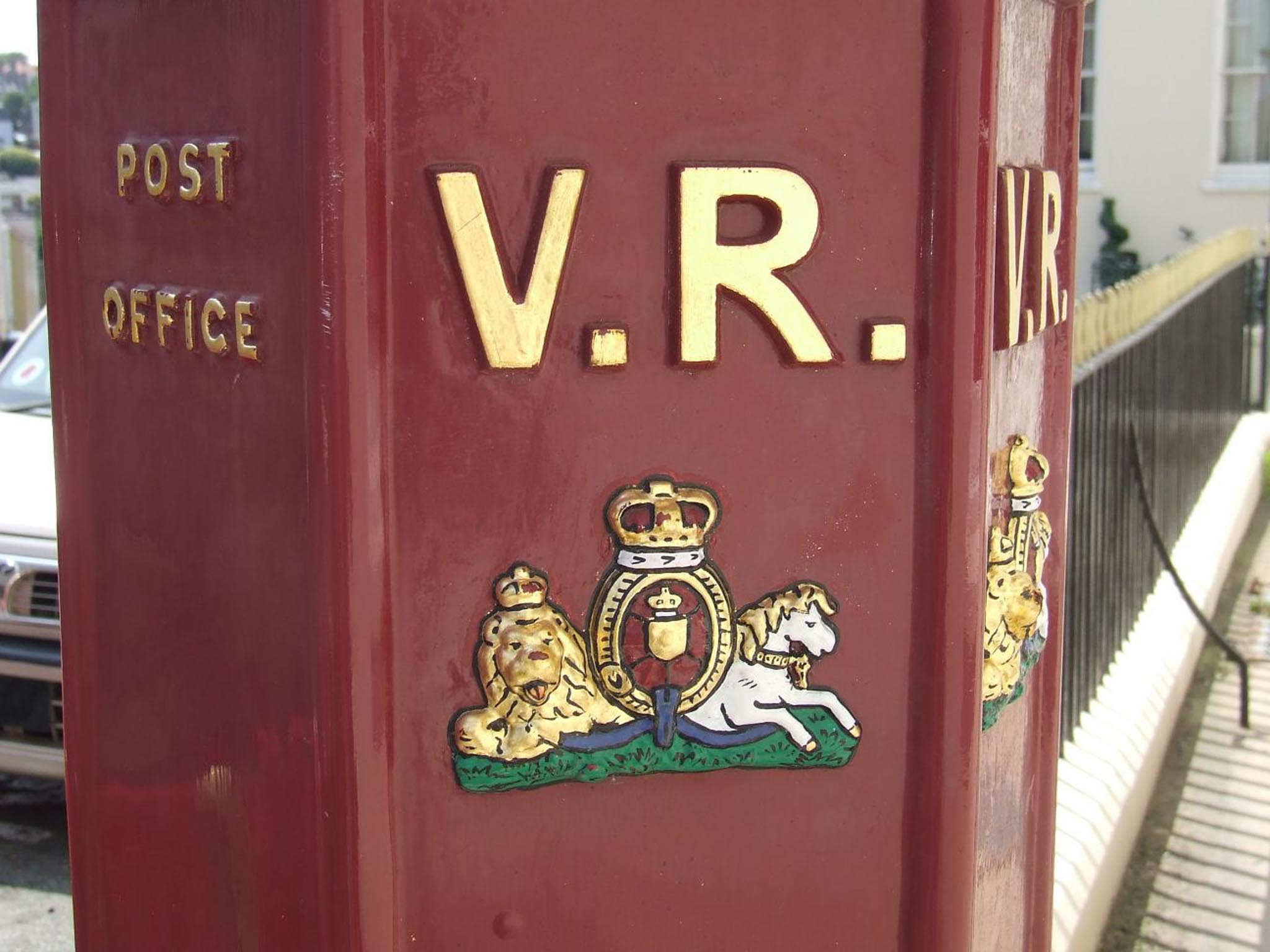 VR pillar box, 1850s, Guernsey. Peter Legg