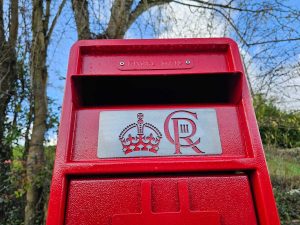 CHARLES III LETTER BOX - Andrew W Young