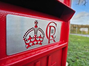 CHARLES III LETTER BOX - Andrew W Young