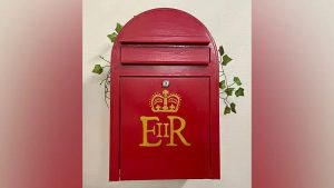 The handmade box will now be replaced by the official one from the Royal Mail (BAS-AURELIA REICHARDT)