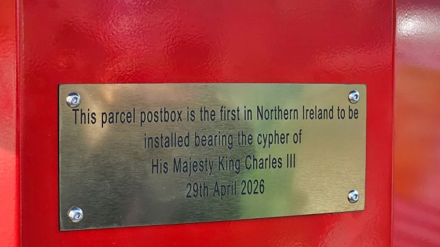 Solar Powered Parcel Postbox in Belfast